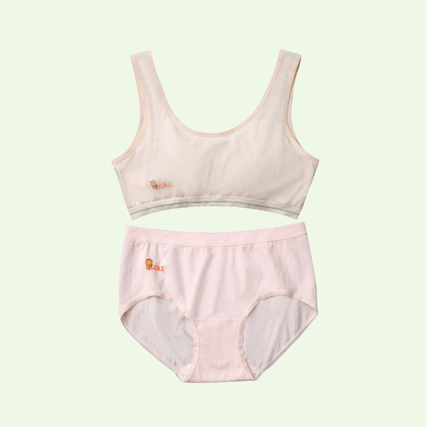 Bộ đồ lót chui đầu không đệm cho bé gái mới lớn Little Bear