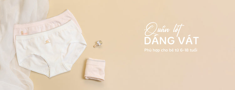 QUẦN LÓT TAM GIÁC BÉ GÁI